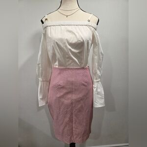 RW&CO Blush Pink Stretch Pencil Skirt Size 2 – Like New